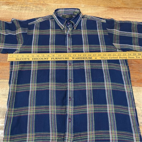 ORVIS Men’s Multi Colored Plaid Short Sleeve Button Down Shirt Cotton Size M - Picture 3 of 8